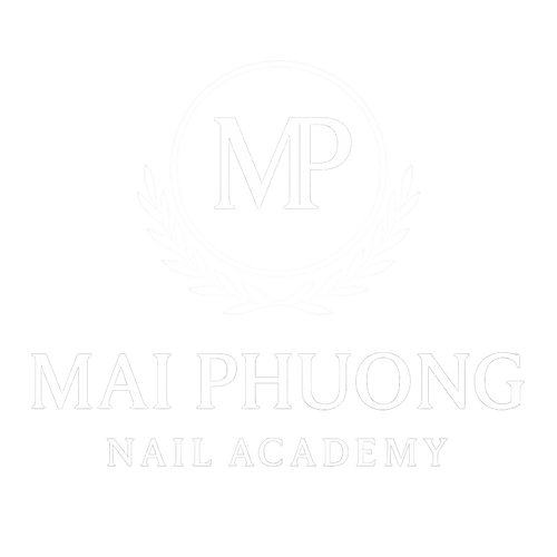 Mai Phuong Nail Academy logo on a white background